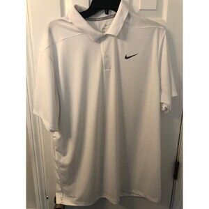 Nike Golf Polo White XL Dri-Fit